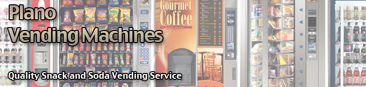 Plano vending equipment including Snack Vending Machines, Coffee Vending Machines, Cold Food Vending Machines, Coca Cola Vending Machines. 